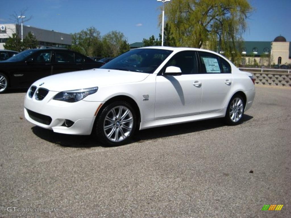Alpine White BMW 5 Series