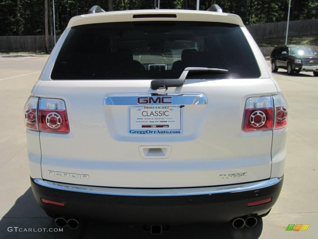 2010 Acadia SLT - White Diamond Tricoat / Cashmere photo #6