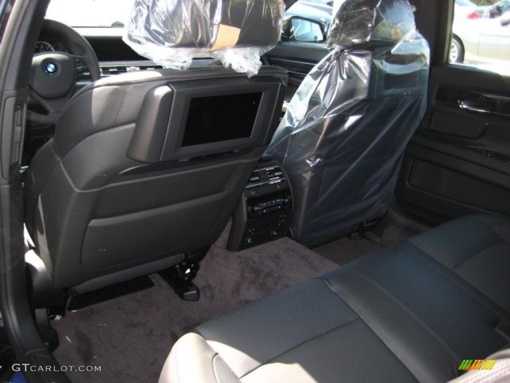 2011 7 Series 750Li xDrive Sedan - Black Sapphire Metallic / Black Nappa Leather photo #11