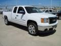 2010 Summit White GMC Sierra 1500 SLE Extended Cab  photo #2