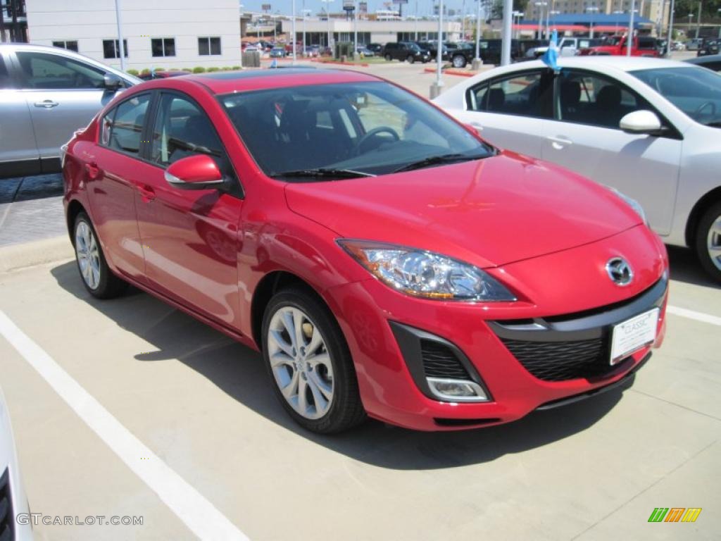 2010 MAZDA3 s Sport 4 Door - Velocity Red Mica / Black photo #2