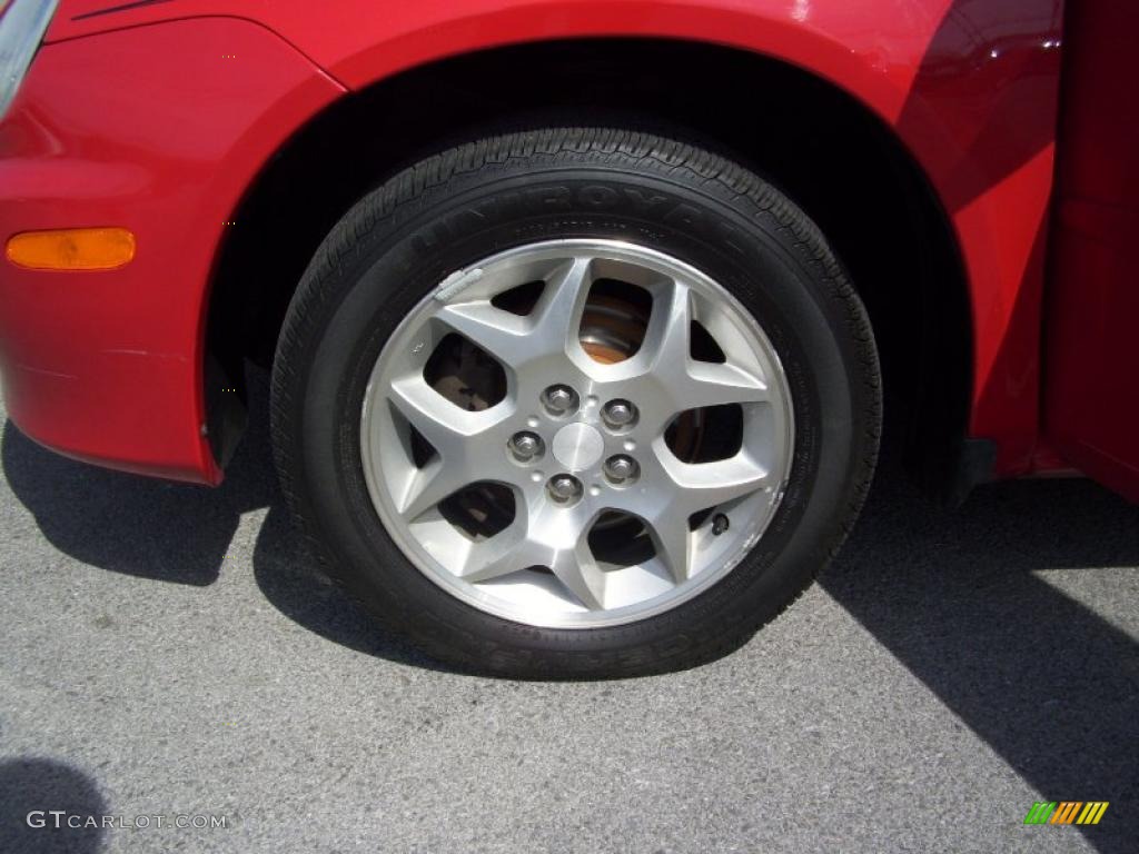 2002 Neon ES - Flame Red / Dark Slate Gray photo #6
