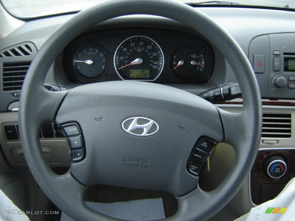 2008 Sonata GLS - Ebony Black / Beige photo #14