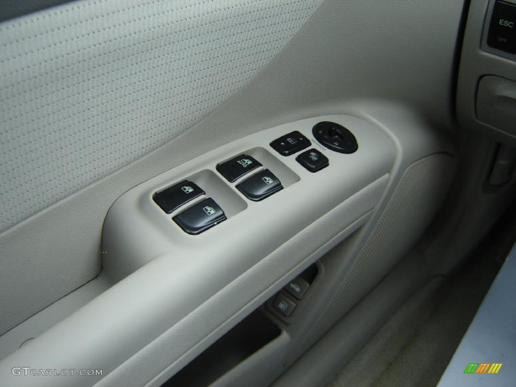 2008 Sonata GLS - Ebony Black / Beige photo #18