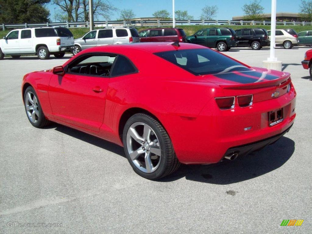 2010 Camaro LT/RS Coupe - Victory Red / Black photo #4