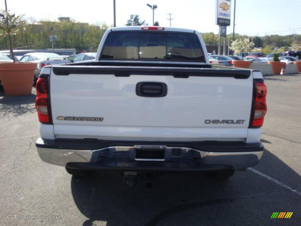 2005 Silverado 1500 Z71 Extended Cab 4x4 - Summit White / Dark Charcoal photo #4