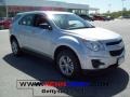 2010 Silver Ice Metallic Chevrolet Equinox LS  photo #2