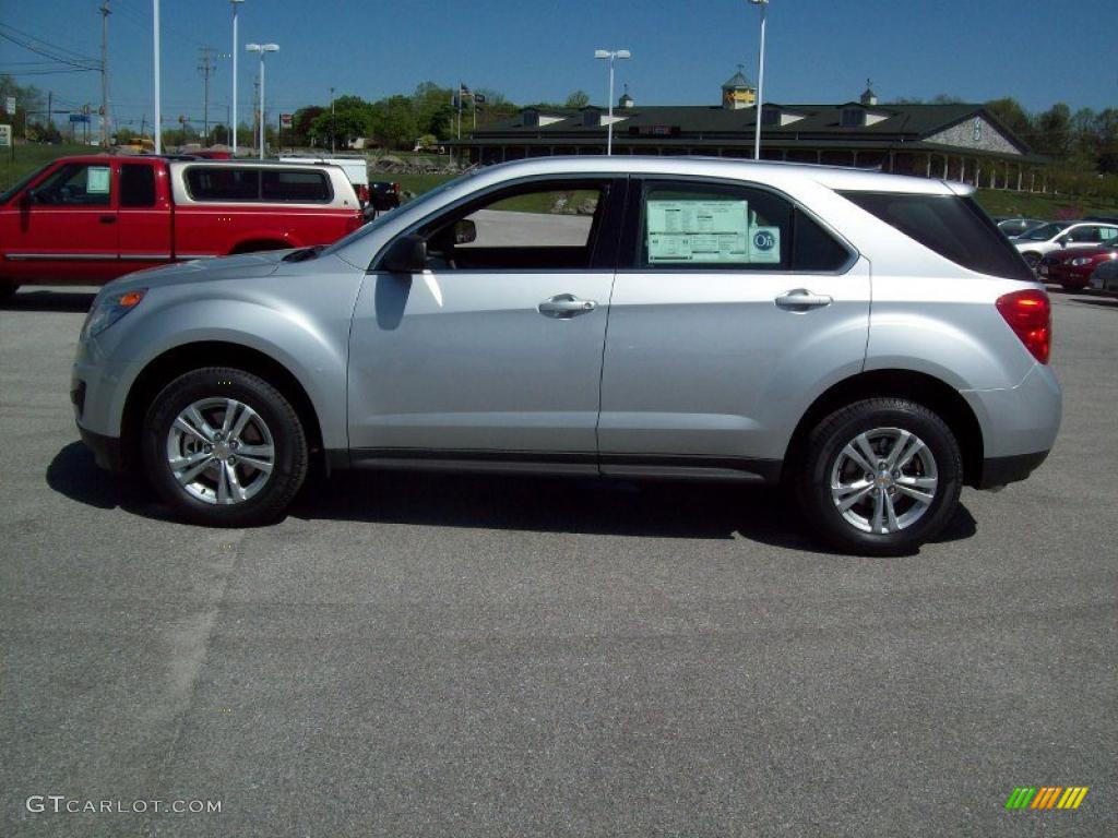 2010 Equinox LS - Silver Ice Metallic / Jet Black/Light Titanium photo #6