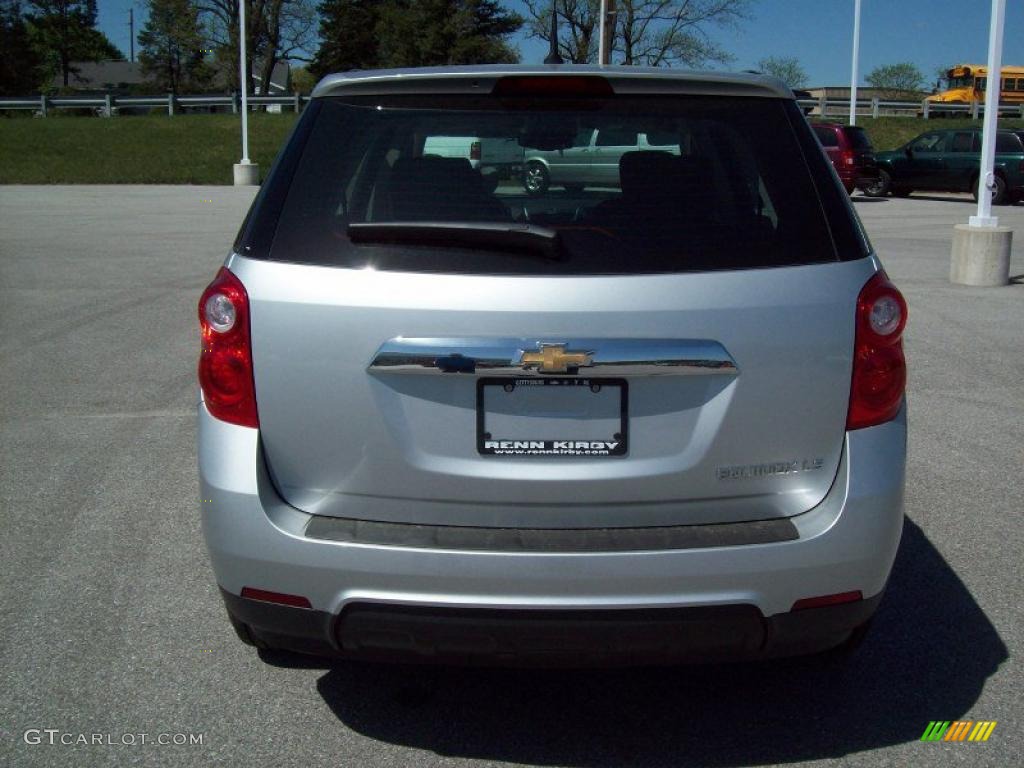 2010 Equinox LS - Silver Ice Metallic / Jet Black/Light Titanium photo #7