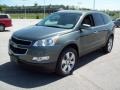 2010 Cyber Gray Metallic Chevrolet Traverse LT  photo #2