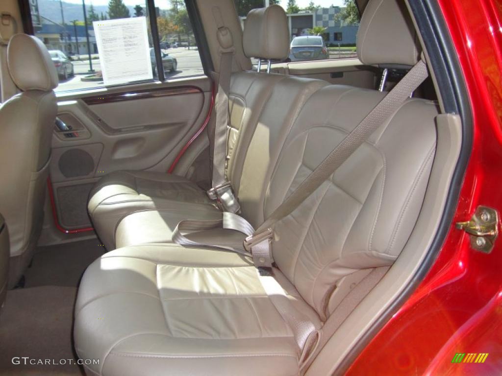 2002 Grand Cherokee Limited - Inferno Red Tinted Pearlcoat / Sandstone photo #5