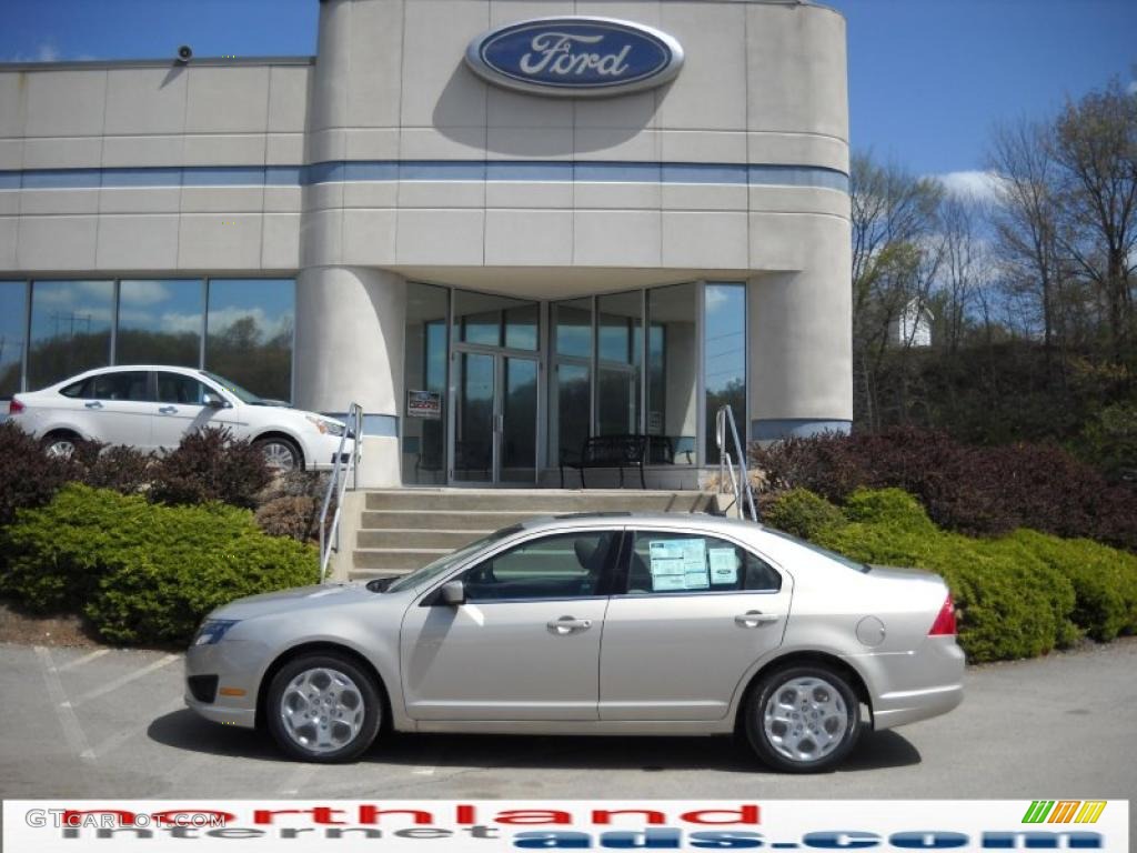 2010 Fusion SE - Smokestone Metallic / Camel photo #1