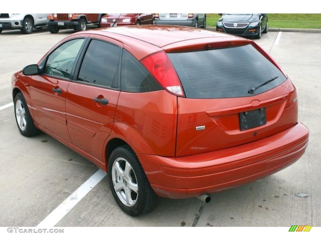 2005 Focus ZX5 SES Hatchback - Sangria Red Metallic / Charcoal/Charcoal photo #2