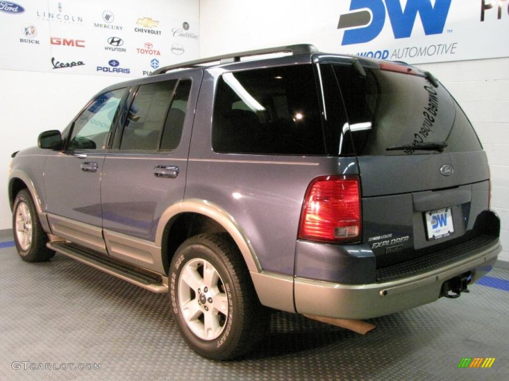 2003 Explorer Eddie Bauer 4x4 - Medium Wedgewood Blue Metallic / Medium Parchment Beige photo #3