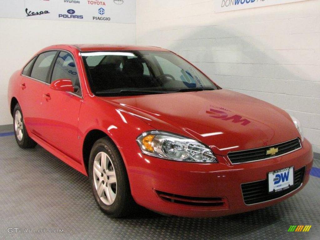 2010 Impala LS - Victory Red / Ebony photo #1