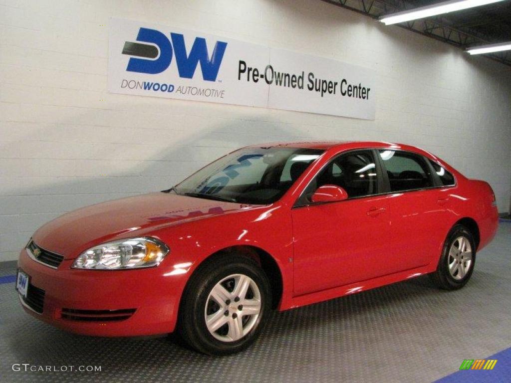 2010 Impala LS - Victory Red / Ebony photo #2