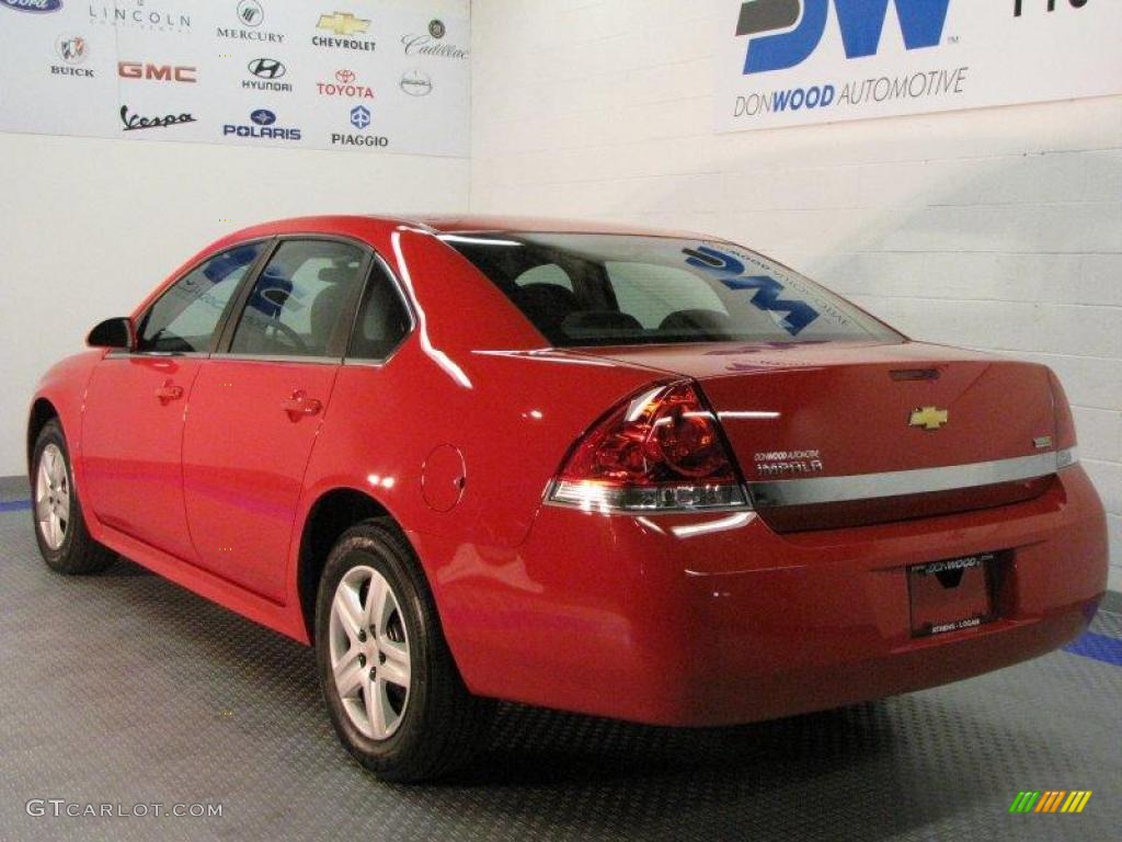 2010 Impala LS - Victory Red / Ebony photo #3