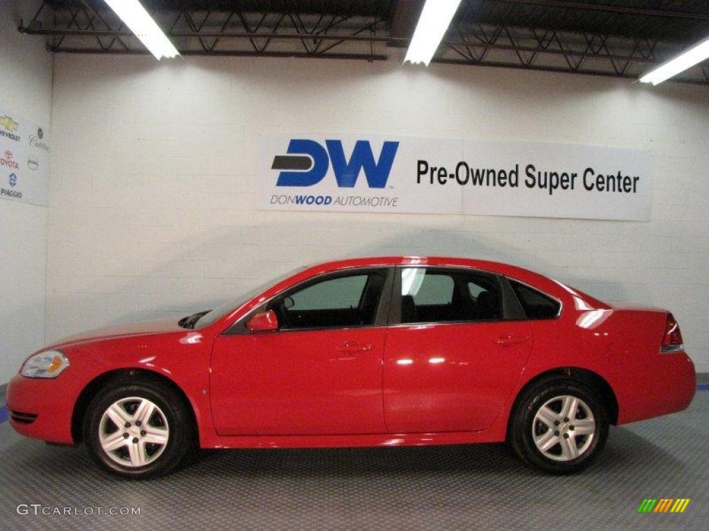 2010 Impala LS - Victory Red / Ebony photo #5