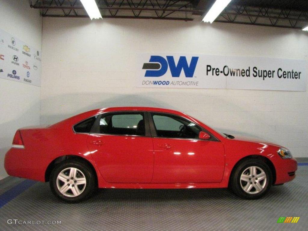 2010 Impala LS - Victory Red / Ebony photo #6