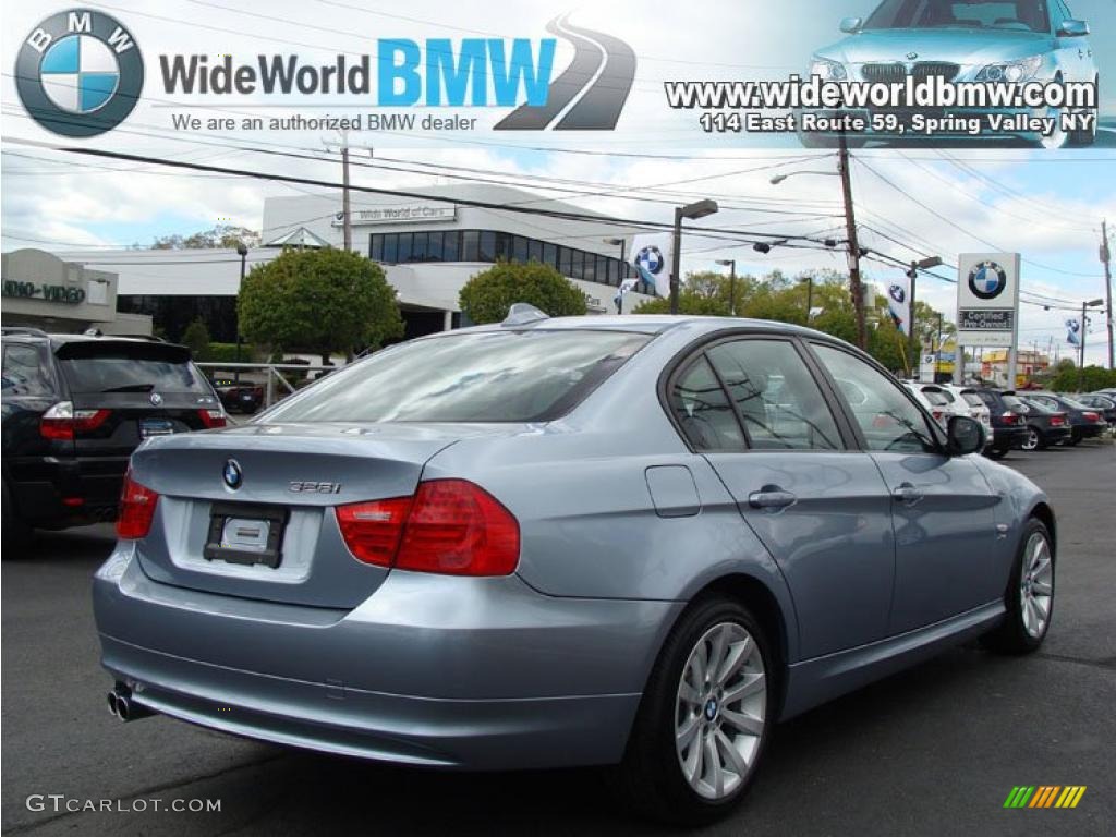 2010 3 Series 328i xDrive Sedan - Blue Water Metallic / Black photo #4