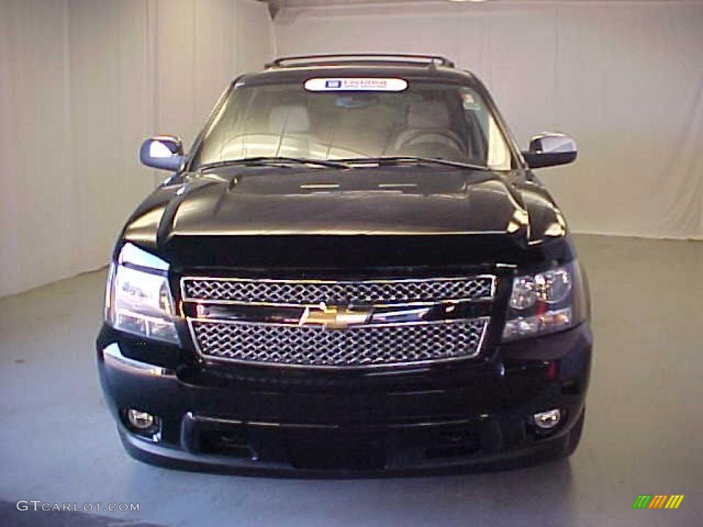 2007 Tahoe LTZ 4x4 - Black / Light Cashmere/Ebony photo #2
