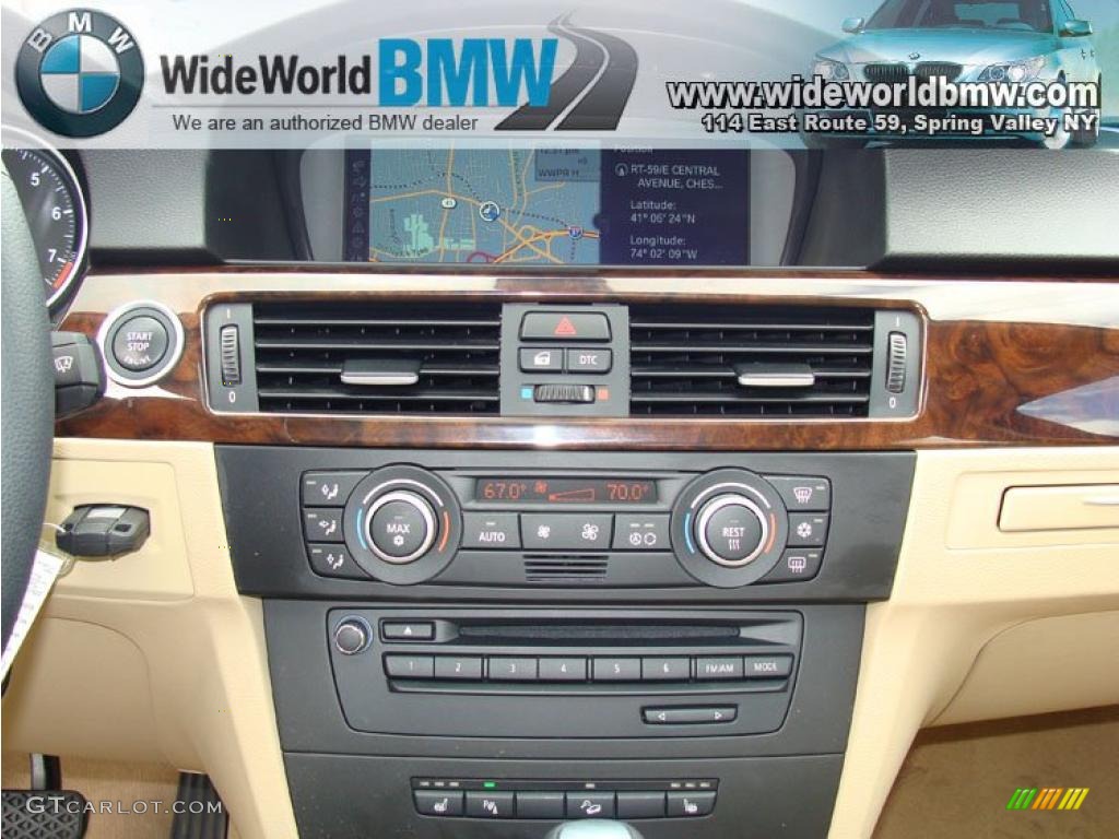 2009 3 Series 328xi Sedan - Black Sapphire Metallic / Beige photo #13