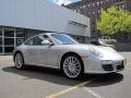 Arctic Silver Metallic 2009 Porsche 911 Carrera 4 Coupe