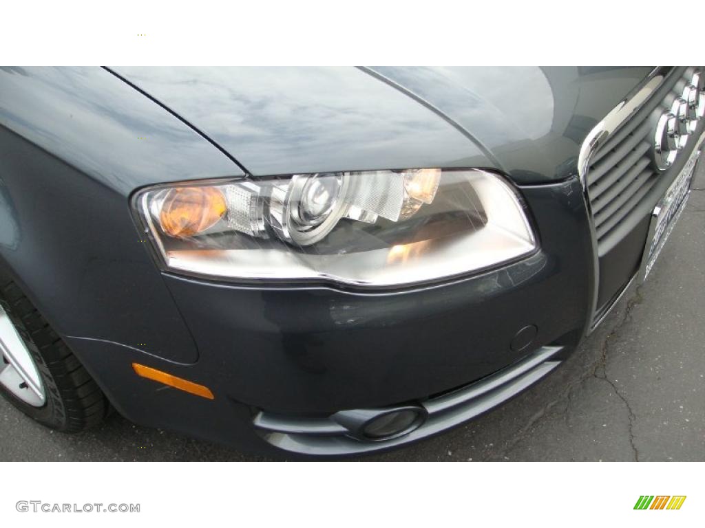 2007 A4 2.0T Sedan - Dolphin Gray Metallic / Ebony photo #22