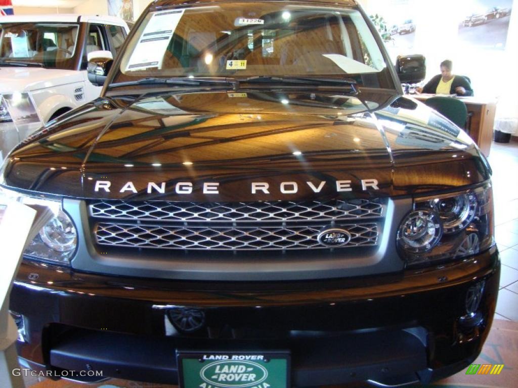 2010 Range Rover Sport Supercharged - Santorini Black / Ebony/Lunar Stitching photo #1