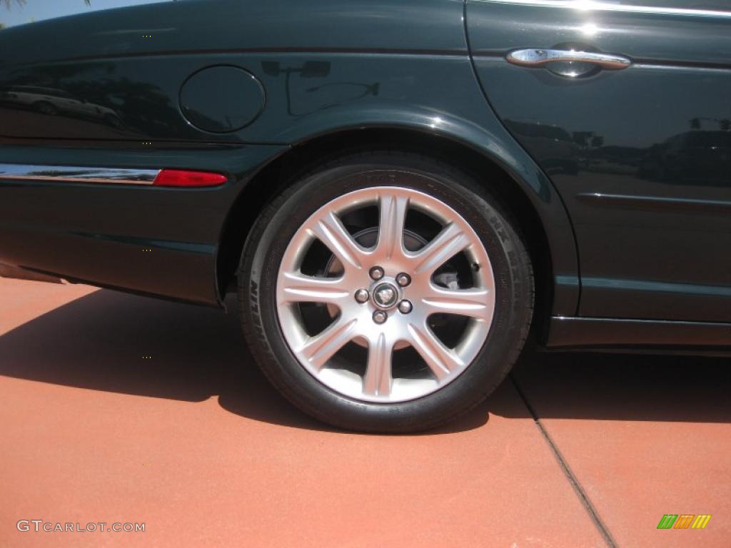2004 XJ XJ8 - Jaguar Racing Green Metallic / Sand photo #16