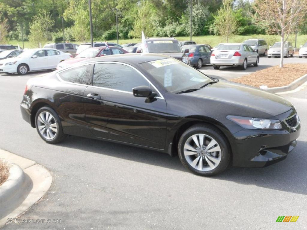2009 Accord LX-S Coupe - Crystal Black Pearl / Black photo #4