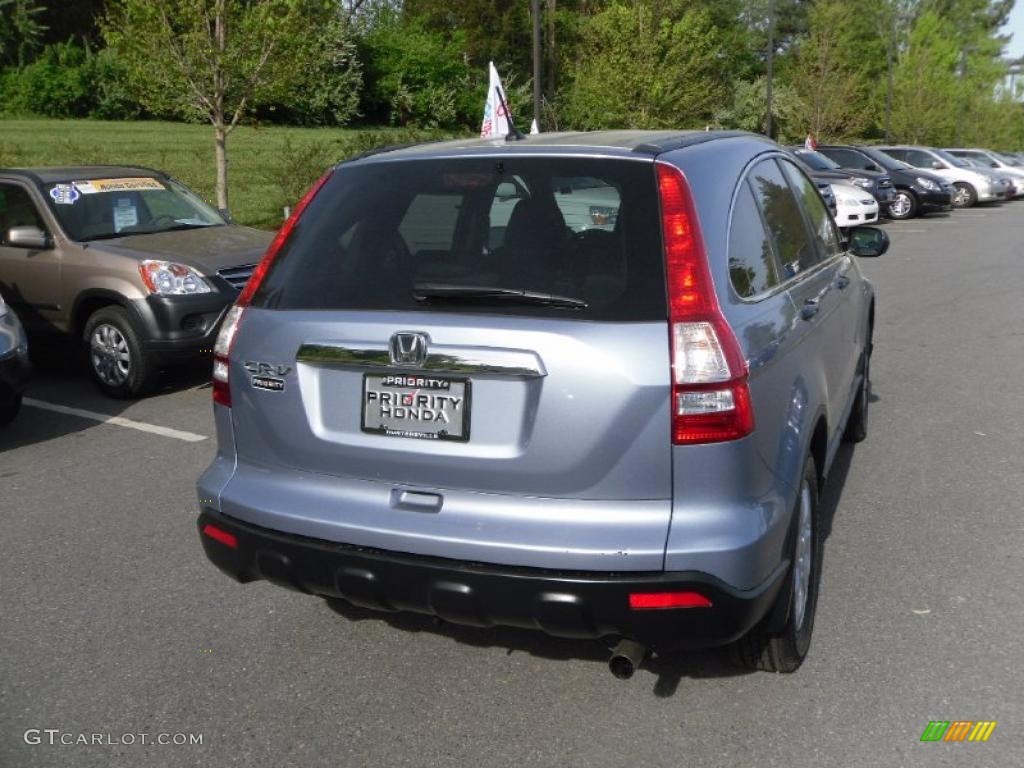 2008 CR-V EX - Glacier Blue Metallic / Gray photo #3