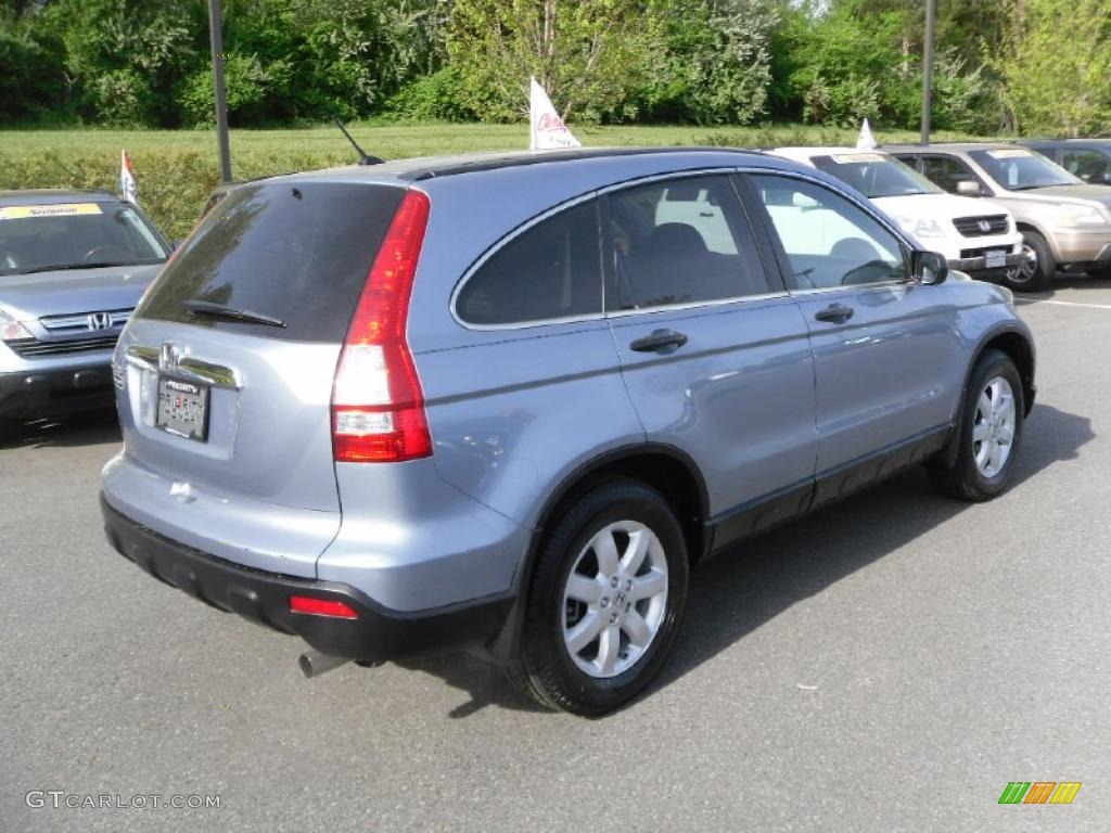 2008 CR-V EX - Glacier Blue Metallic / Gray photo #4