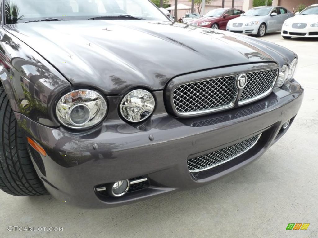 2008 XJ Vanden Plas - Pearl Grey Metallic / Champagne/Charcoal photo #11