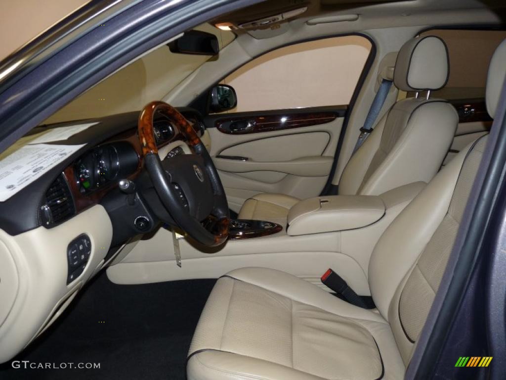 2008 XJ Vanden Plas - Pearl Grey Metallic / Champagne/Charcoal photo #21