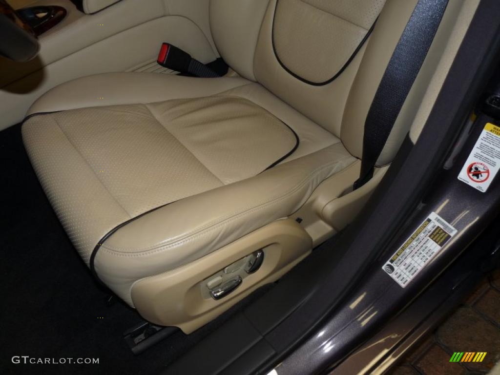 2008 XJ Vanden Plas - Pearl Grey Metallic / Champagne/Charcoal photo #23