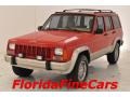 Flame Red 1996 Jeep Cherokee Country