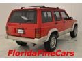 1996 Flame Red Jeep Cherokee Country  photo #2