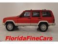 1996 Flame Red Jeep Cherokee Country  photo #3