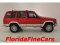 1996 Flame Red Jeep Cherokee Country  photo #4