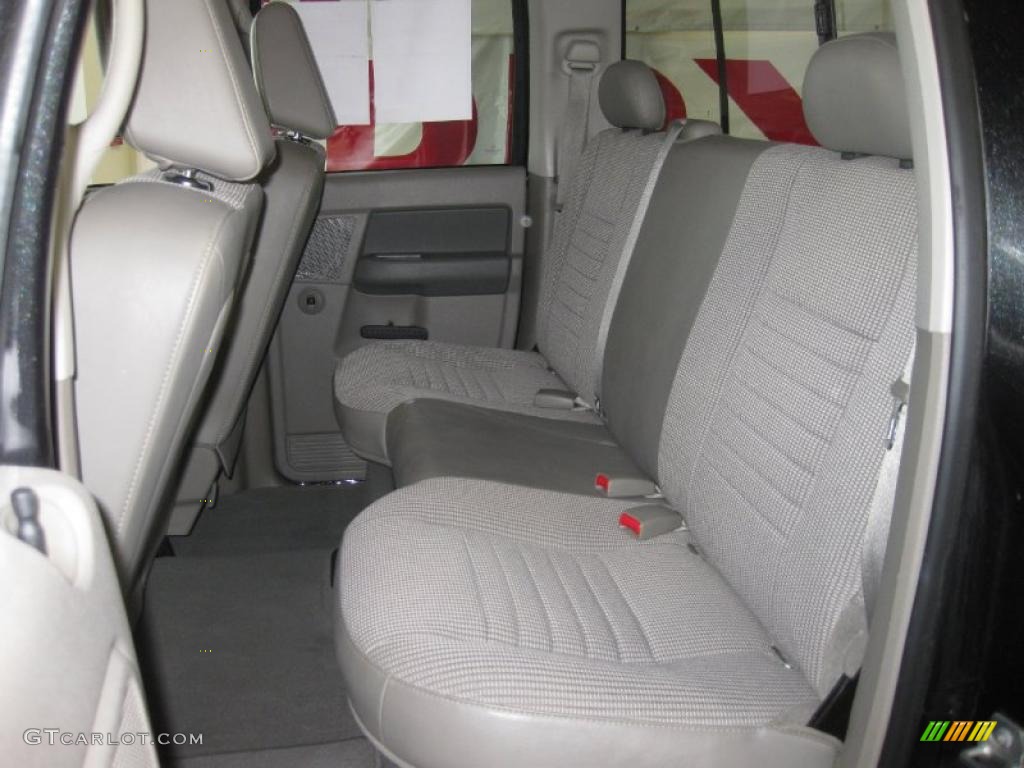 2008 Ram 1500 Lone Star Edition Quad Cab - Brilliant Black Crystal Pearl / Medium Slate Gray photo #16