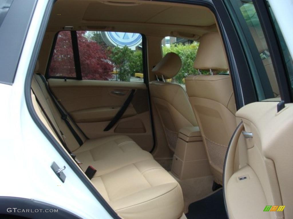 2007 X3 3.0si - Alpine White / Sand Beige photo #12