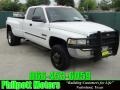 Bright White 2001 Dodge Ram 3500 SLT Quad Cab 4x4 Dually