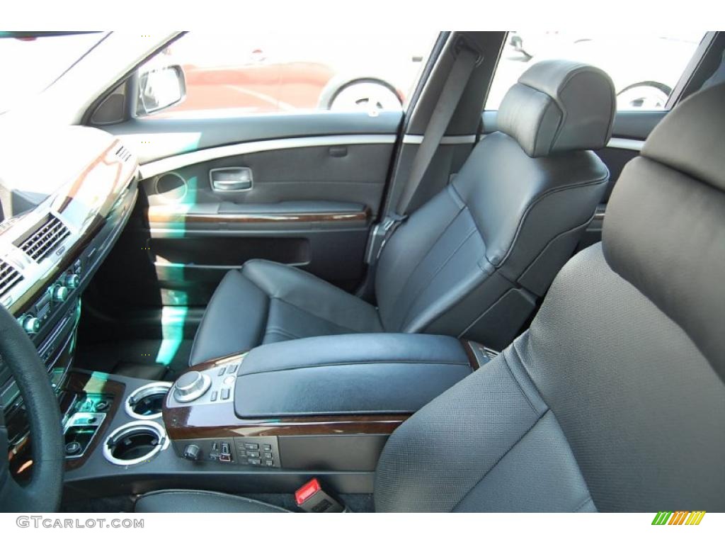 2008 7 Series 750i Sedan - Alpine White / Black photo #3
