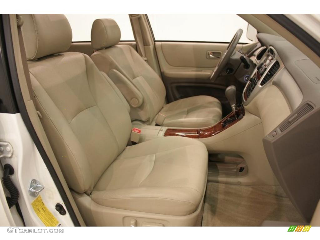 2007 Highlander Limited 4WD - Super White / Ivory Beige photo #19