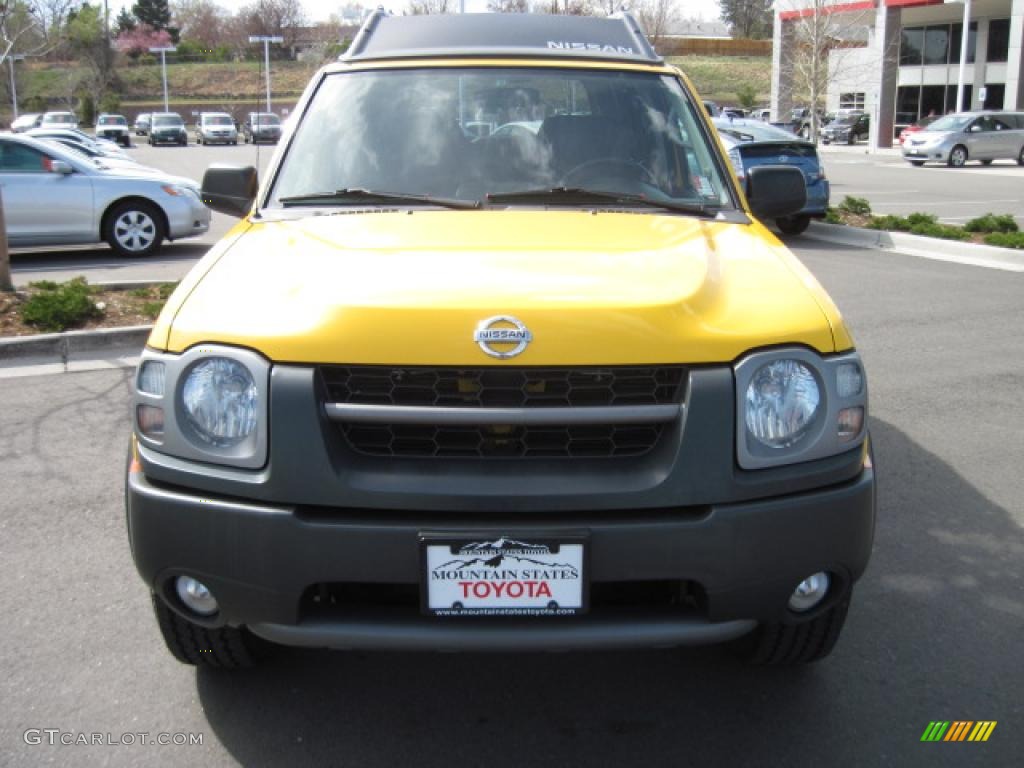 2003 Xterra SE V6 Supercharged 4x4 - Solar Yellow / Charcoal photo #6