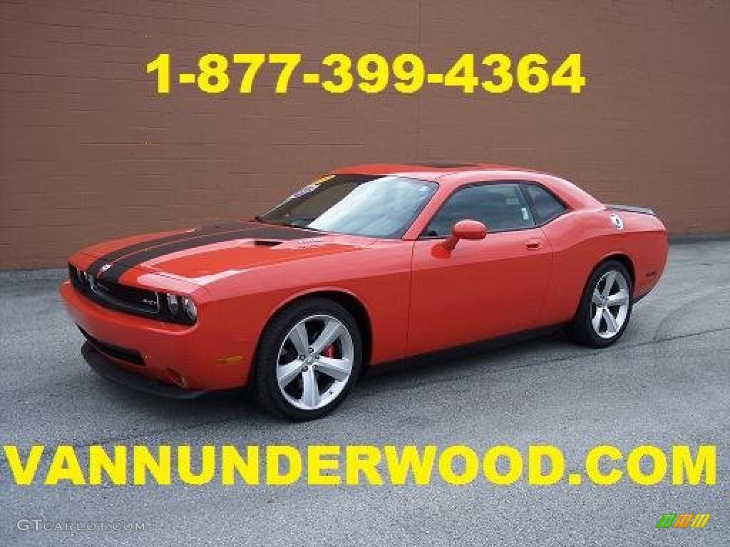 2009 Challenger SRT8 - HEMI Orange / Dark Slate Gray photo #1