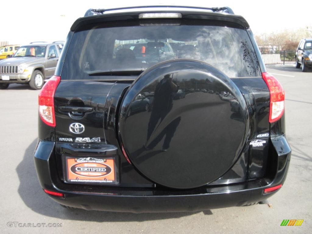 2008 RAV4 4WD - Black / Taupe photo #3