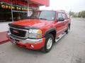 2005 Sport Red Metallic GMC Sierra 1500 SLT Crew Cab 4x4  photo #8