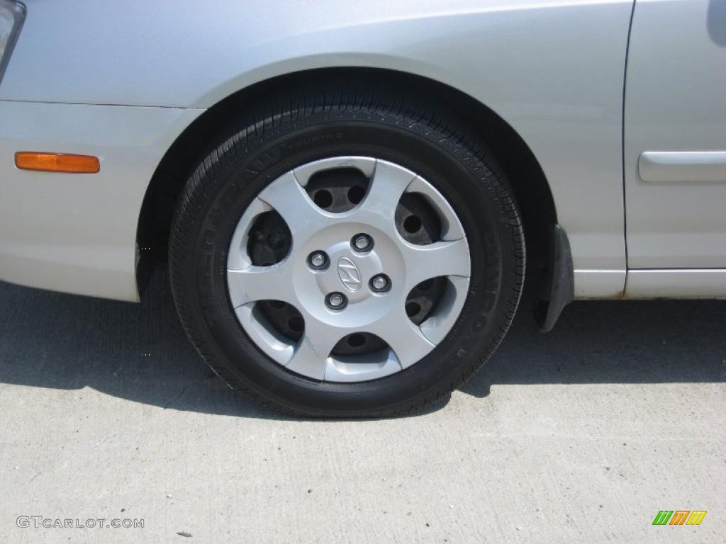 2002 Elantra GLS Sedan - Silver Pewter / Gray photo #10